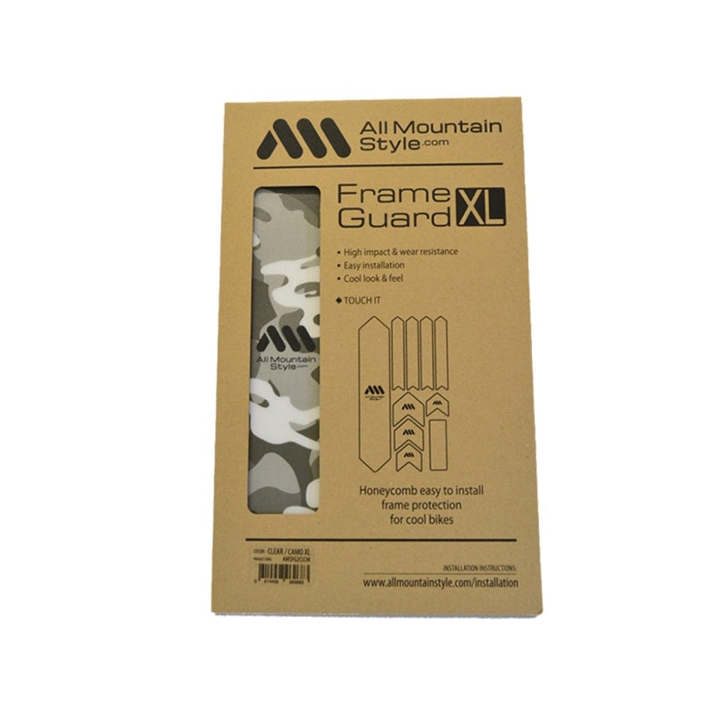 All Mountain Style Ams Frame Protection Wrap XL Clear / Camo