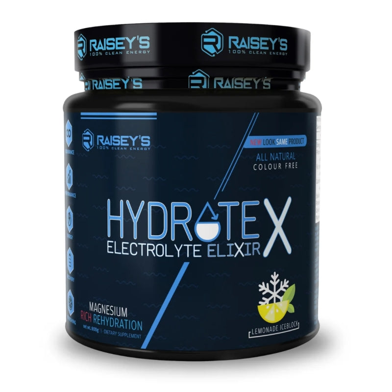 Raiseys Hydrate-x 800G Anti Cramp - Lemonade Iceblock