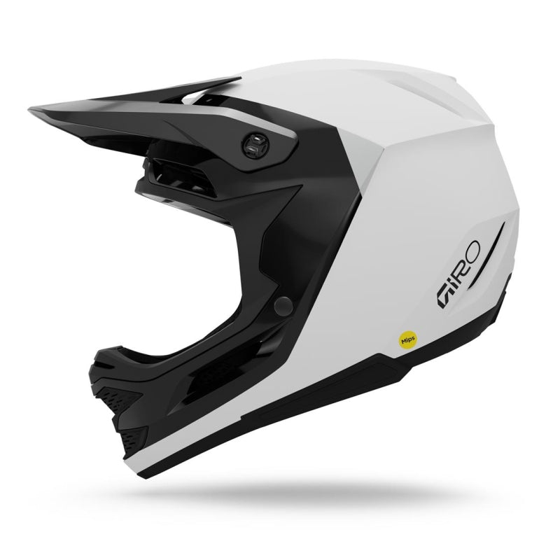 Giro Helmet Insurgent Spherical Full Face Matte White / Gloss Black Xlarge /(59-63CM)