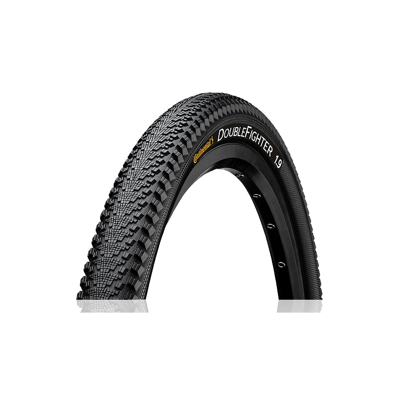 Continental Double Fighter Iii Wire Bead Tyre 27.5 X 2.0 Black