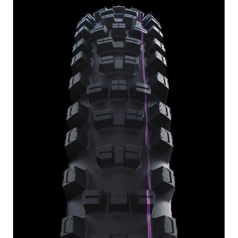 Schwalbe Tyre Shredda Rear Radial 29 X 2.50 Evolution Folding Addix Ultra Soft (purple) Gravity Pro