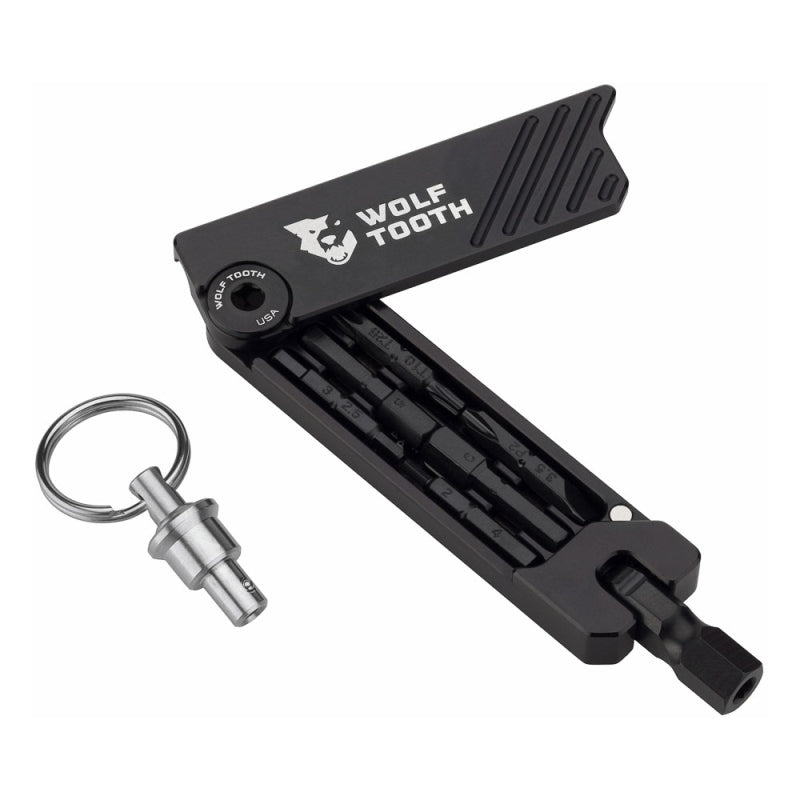 Wolf Tooth 6 Bit Hex Wrench Multitool And Keyring