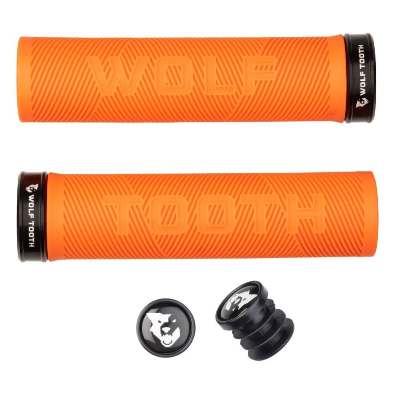 Wolf Tooth Lock-on Echo Grip - Orange W/ Black Clamp