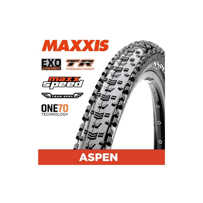 Maxxis Aspen 29 Exo TR New Maxxspeed 170TPI E-25 Tyre