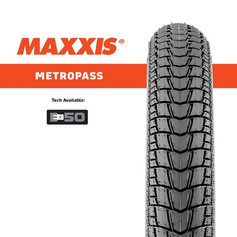 Maxxis Metropass Pro 28 4S RI + Ref 60X2TPI E-50 Tyre