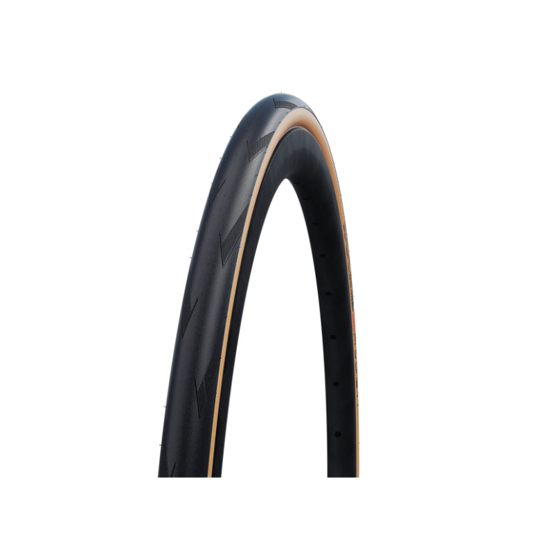 Schwalbe Tyre Pro One TT 700 X 25 Evolution Folding Addix Race Tl-easy HS493 Tan Sidewall 700C
