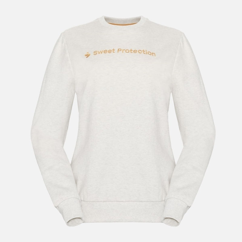 Sweet Protection Logo Crew Womens - XS - Light Grey Xsmall
