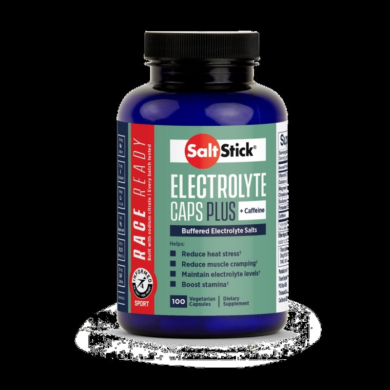 Saltstick Race Ready Plus Caps Caffeinated Bottle Of 100