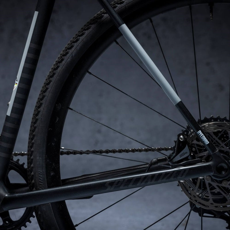 Dyedbro Frame Protection Wrap Gravel Clear White Matt Clear White Matt Frame Protection Wrap Gravel