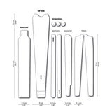 Dyedbro Frame Protection Wrap Gravel Clear White Matt Clear White Matt Frame Protection Wrap Gravel