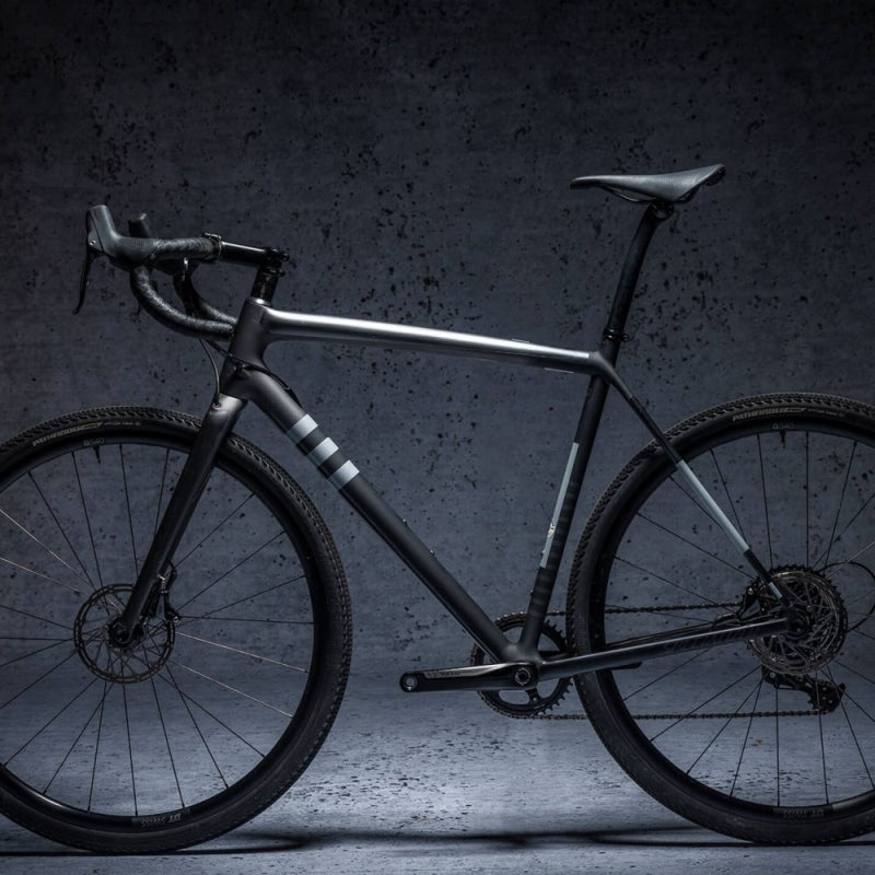 Dyedbro Frame Protection Wrap Gravel Clear Black Matt Clear Black Matt Frame Protection Wrap Gravel