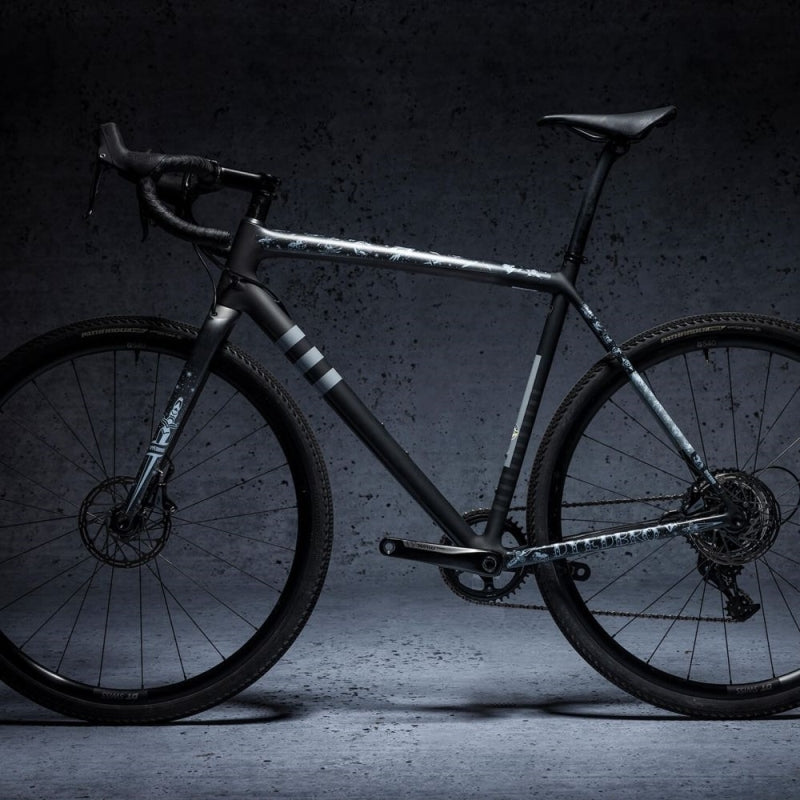 Dyedbro Frame Protection Wrap Gravel Old School Tattoo White Old School Tattoo White Frame Protection Wrap G