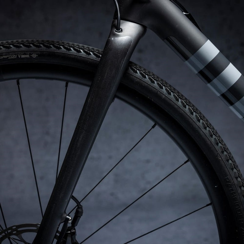 Dyedbro Frame Protection Wrap Gravel Clear Black Matt Clear Black Matt Frame Protection Wrap Gravel