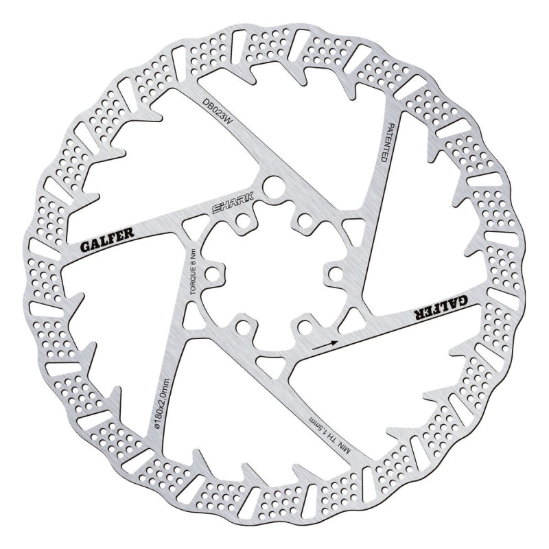 Galfer Shark 6-BOLT Disc Rotor 2.0MM