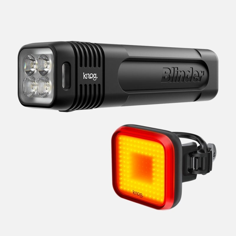 Knog Lightset Blinder 900 Front + Blinder Square Rear