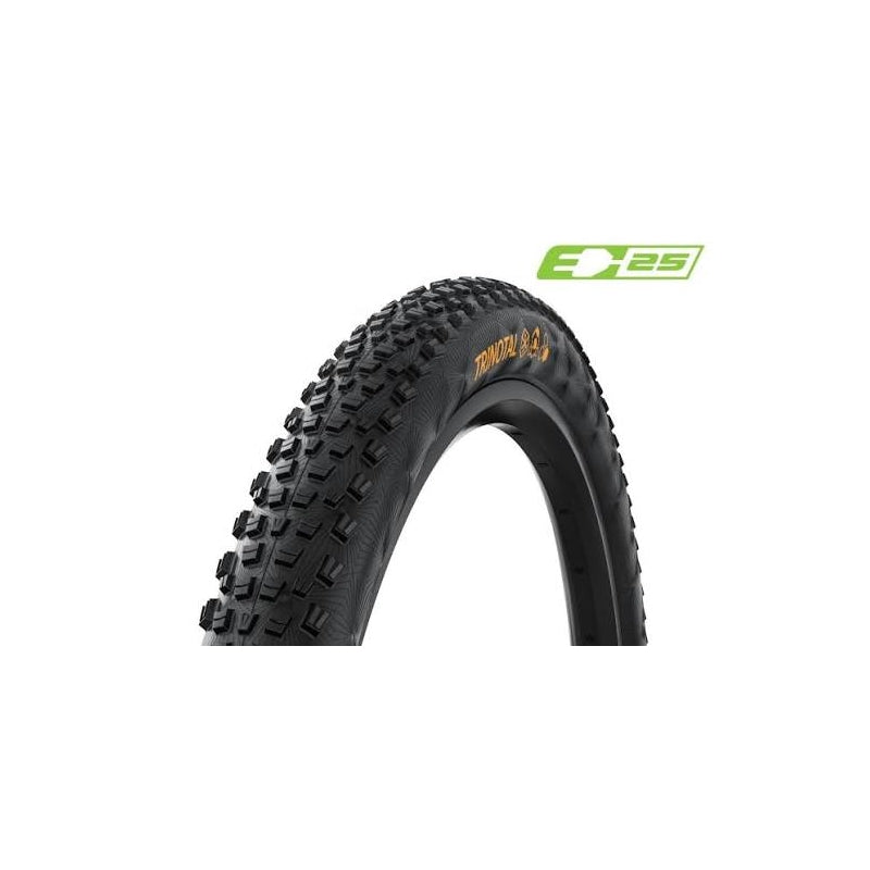 Continental Trinotal Tubeless Ready Folding Tyre 27.5 X 2.2 Trail Casing Grip Compound Black