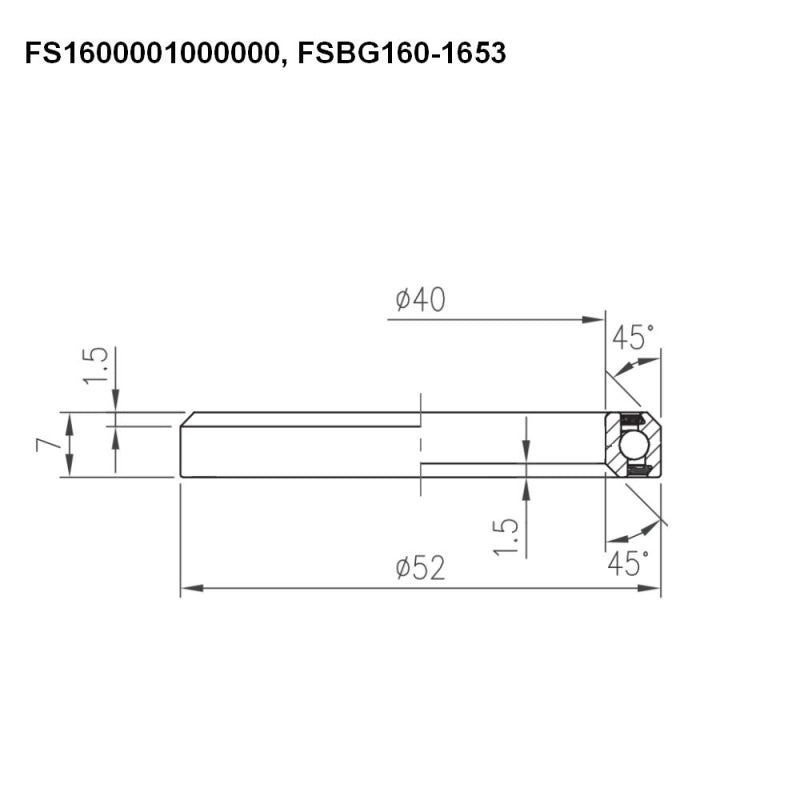 Fsa Components Bearing 1.5 Inch Orbit Extreme Pro